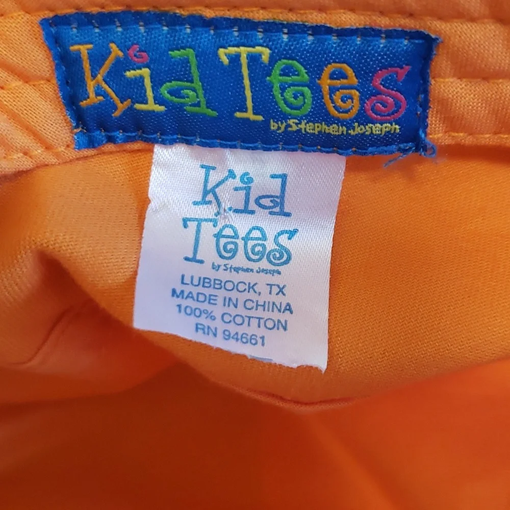 Kid Tees Ballcap Hat Embroidered  Animals Size OneSize Kids